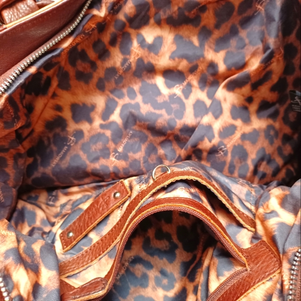 B. Makowsky Multicolor Patchwork Shoulder Bag - image 3